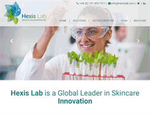 Tablet Screenshot of hexislab.com